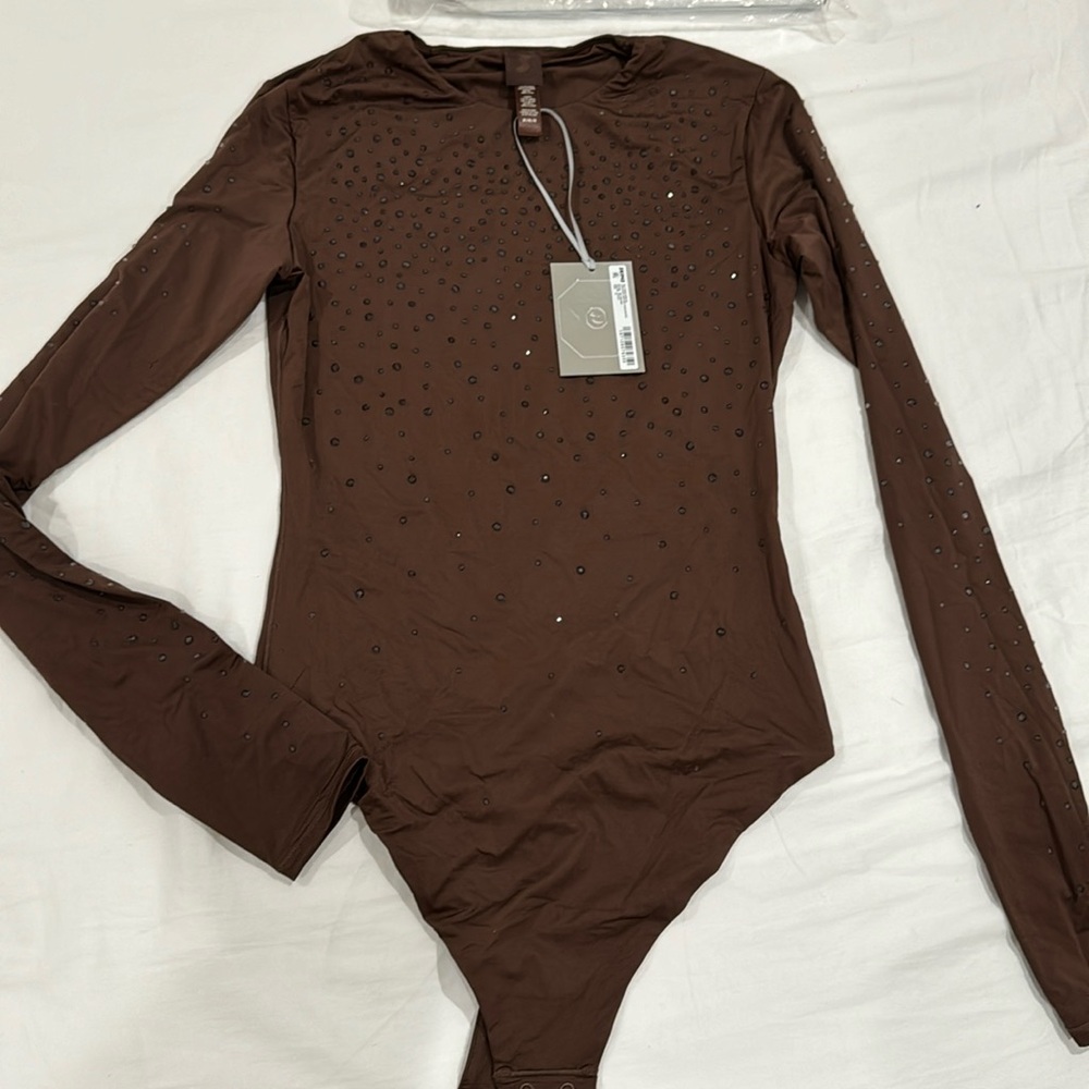 Skims Swarovski body suit